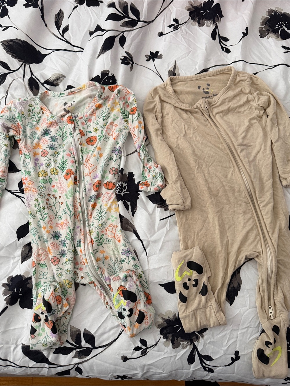 Bellabu Bear 6-9 mos Convertible Footies Bundle